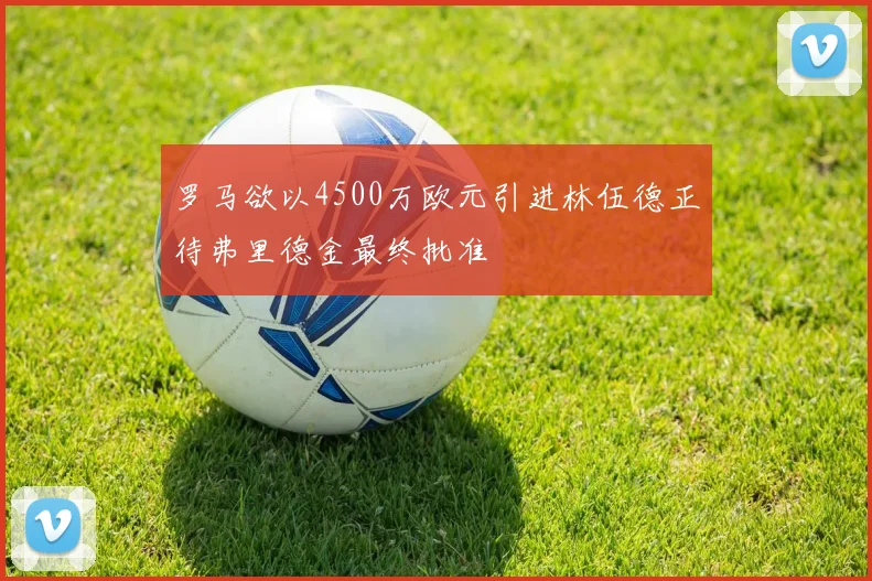 罗马欲以4500万欧元引进林伍德正待弗里德金最终批准